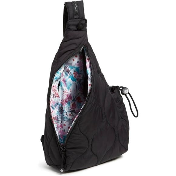 Vera Bradley Featherweight Sling Backpack, Black main image 4